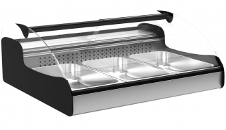 Tischkühlvitrine für Fisch - 1,0 m
