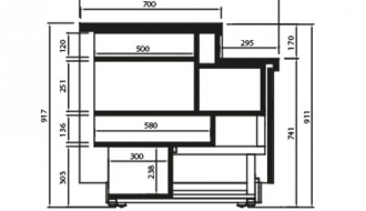 Countertop, 45° Corner (external)