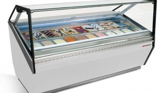 Ice counter - 1,87 x 1,11 m - White