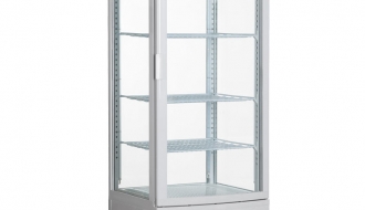 Panorama display case 235 Liter - white