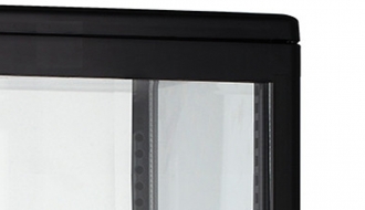 Panorama display case - 98 liters - black