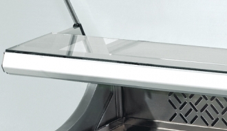 Intermediate glass shelf 2,86 m