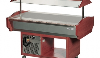 Salad bar 1.5 m | buffet counter | cold buffet | cooling plate