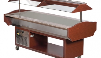 Salad bar 2.1 m | buffet counter | cold buffet | cooling plate