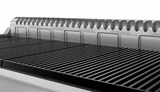 Gas grill 1.8 m - Stainless steel