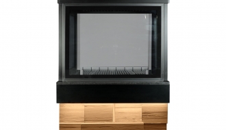 Gasgrill mit Glas - 1,1 m