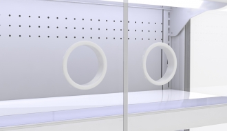 Wall cabinet 360 litres with 4 shelves