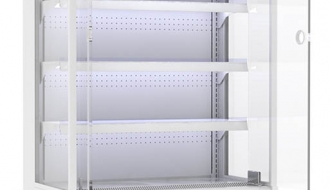 Wall cabinet 360 litres with 4 shelves