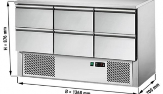 Kylmävetolaatikko ECO 1,37 x6