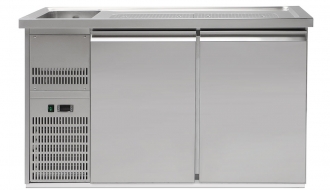 Beer counter 1,5 x 0,7 m - with 2 doors