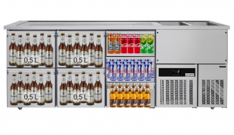 Beer counter floor unit 2,5 x 0,7 m