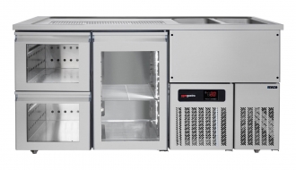 Beer counter floor unit 1,95 x 0,7 m