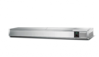 Saladbar unit PREMIUM 1,8 m x 0,34 m - for 8x 1/4 GN containers