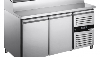 Zubereitungstisch PREMIUM - 1,5 x 0,8 m - mit 2 Türen