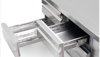 Refrigerated substructure (GN) with 4 drawers 1/3