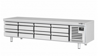 Refrigerated substructure (GN) with 8 drawers 1/3