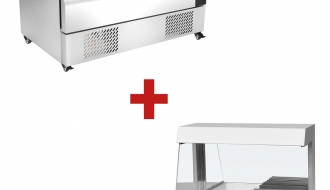 Freezer drawer cabinet with 1 drawer - 1.23 m - 113 liters - including french fries