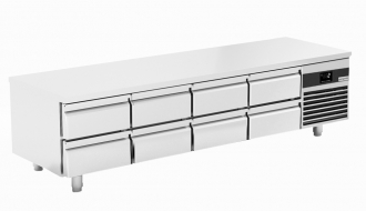 Kühlunterbau (GN) mit 8 Schubladen 1/2