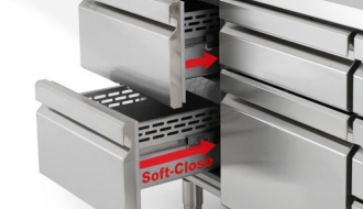 Refrigerated table - with 2 doors and 2 drawers 1/2