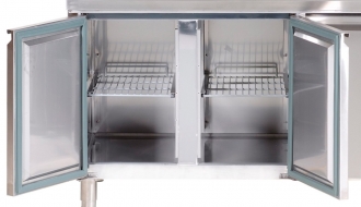Bäckereikühltisch ECO - 1,5 x 0,8 m - mit 2 Türen