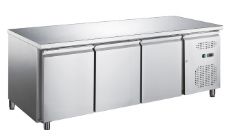 Bäckereikühltisch ECO - 2,0 x 0,8 m - mit 3 Türen
