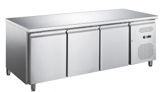 Bäckereikühltisch ECO - 2,0 x 0,8 m - mit 3 Türen