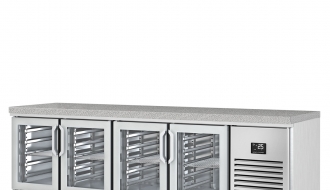 Bakery refrigerated table (EN) - with 4 glass doors
