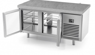 Bakery refrigerated table (EN) - with glass doors on both sides