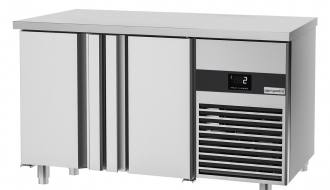 Holzkohle Kupfergrill mit Kühltisch & Glas | Holzkohlegrill mit Kühltisch - 1,4 x 0,7 m