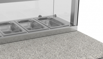 Saladette PREMIUM - 2,01 m - 3 doors - 10 x GN for 1/3