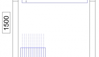 Refrigeration cell - 1,2 x 1,5 m - 2,6 m³