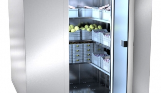 Stainless steel freezer cell - 1.8 x 1.8 m - height: 2.01 m - 4.30 m³