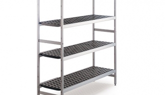 Aluminium basic shelf - 1320 x 1800 mm