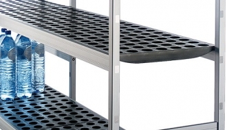 Aluminium basic shelf - 1500 x 1800 mm