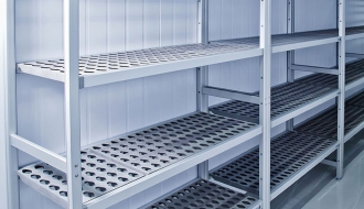 Aluminium basic shelf - 1740 x 1800 mm