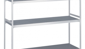 Aluminium basic shelf - 1080 x 1800 mm