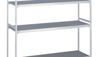 Aluminium basic shelf - 1200 x 1800 mm