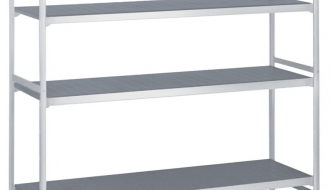 Aluminium basic shelf - 1320 x 1800 mm