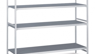 Aluminium basic shelf - 1500 x 1800 mm