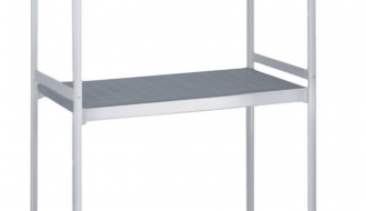 Aluminium basic shelf - 780 x 1800 mm