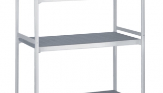 Aluminium basic shelf - 900 x 1800 mm