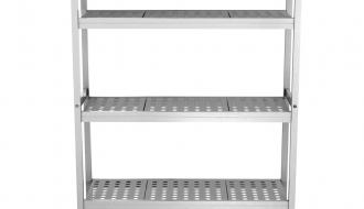 Aluminium basic shelf (anodized) - 1066 x 1685 mm
