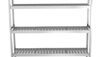 Aluminium basic shelf (anodized) - 1486 x 1685 mm