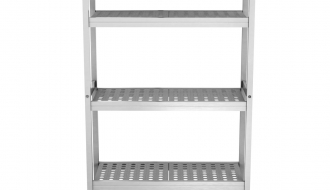 Aluminium basic shelf (anodized) - 893 x 1685 mm