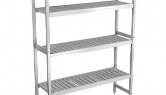 Aluminium basic shelf (anodized) - 1190 x 1685 mm
