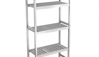 Aluminium basic shelf (anodized) - 771 x 1685 mm