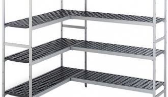 Aluminium basic shelf - 1611 x 1800 mm