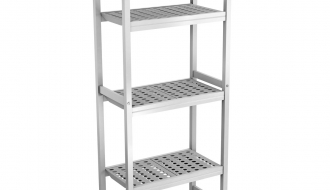 Aluminium basic shelf - 655 x 1800 mm