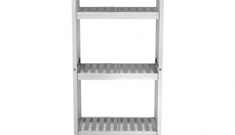 Aluminium basic shelf - 655 x 1800 mm
