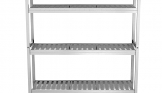 Aluminium basic shelf - 1195 x 1800 mm